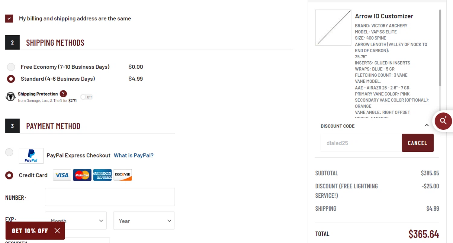 BlackOvis.com discount code screenshot showing code dialed25 applied at BlackOvis.com checkout page. Uploaded by SimplyCodes community member Josecaste on Aug 28, 2025