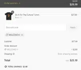 WELCOME10 coupon verification screenshot