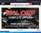 UPPER15 coupon verification screenshot