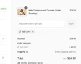 INSTANT coupon verification screenshot