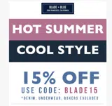 BLADE15 coupon verification screenshot