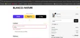 Blanco By Nature coupon verification screenshot