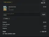 Blanco By Nature coupon verification screenshot