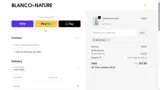 Blanco By Nature coupon verification screenshot