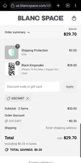 gsc5497 coupon verification screenshot