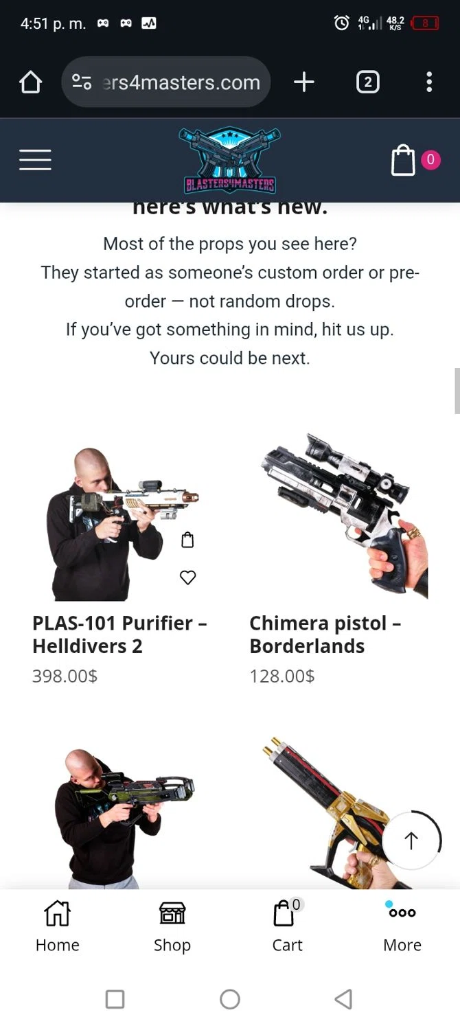 Blasters4Masters promo code screenshot showing code WELCOME20 applied at Blasters4Masters checkout page. Uploaded by SimplyCodes community member CARLOSSLIM on Oct 1, 2025
