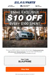 BLAUPRIME coupon verification screenshot