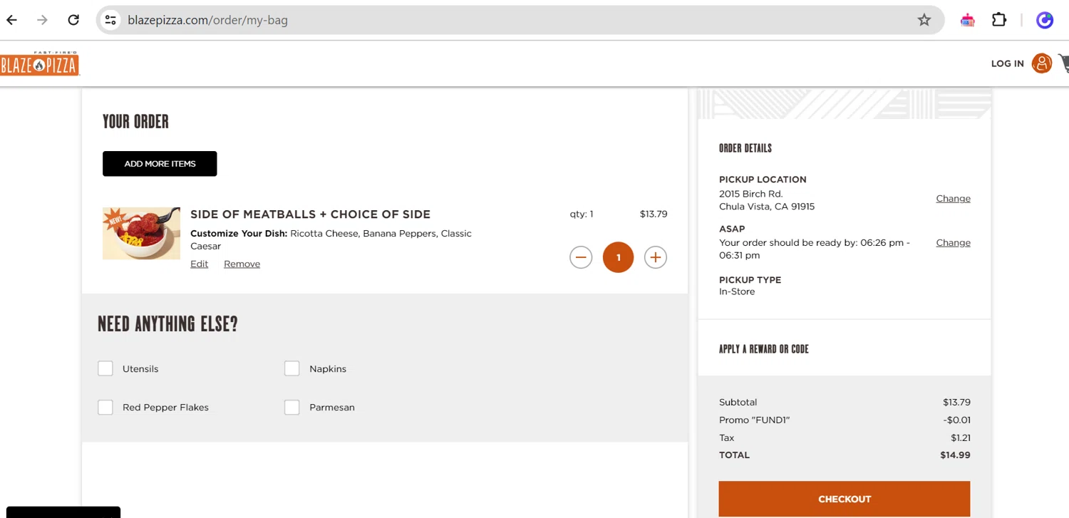 Blaze Pizza Promo Codes 20 Off August 2024