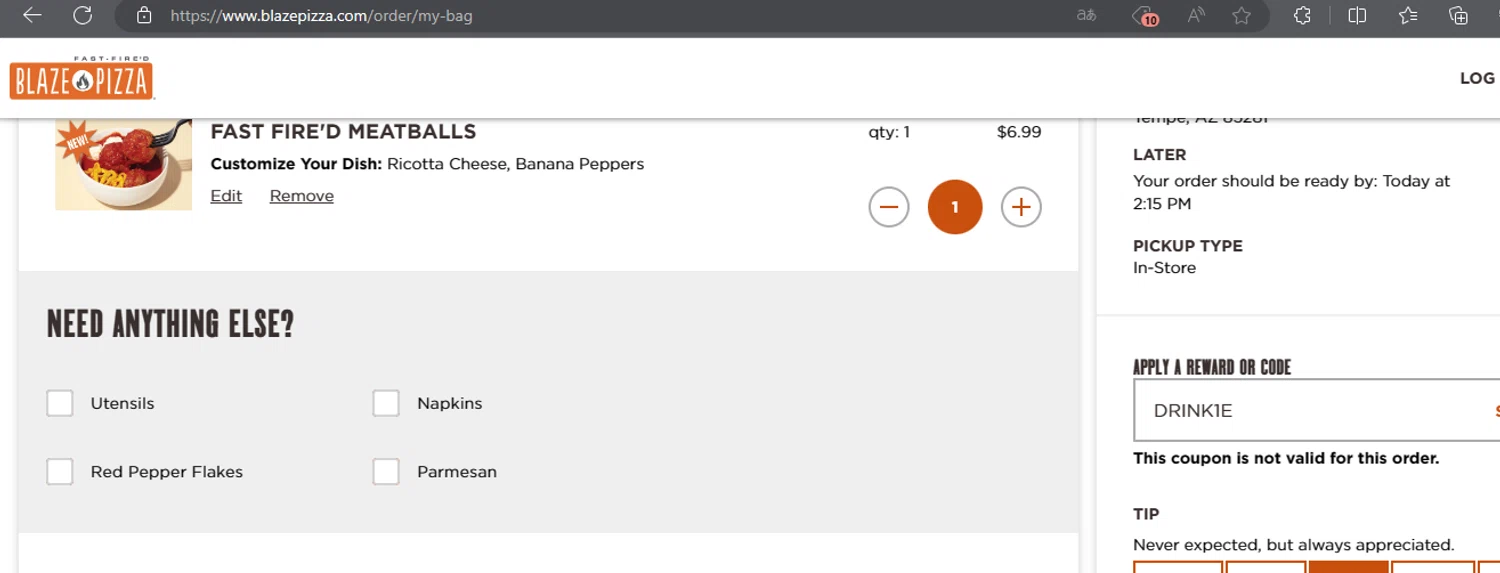 Blaze Pizza Promo Codes 50 Off October 2024