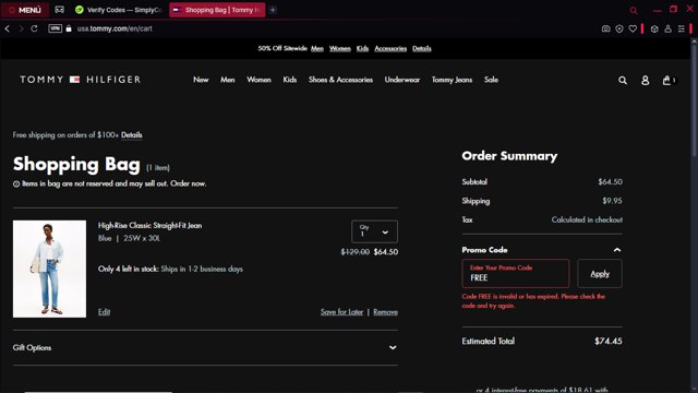 Blazy Susan checkout page showing Blazy Susan coupon code box | Screenshot taken by SimplyCodes community member on Apr 21, 2025