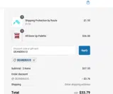 DEANDRA10 coupon verification screenshot
