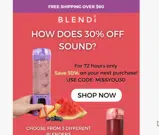 Blendi Blender coupon verification screenshot