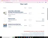 FAN coupon verification screenshot