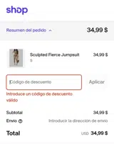 SHOPNOW15 coupon verification screenshot