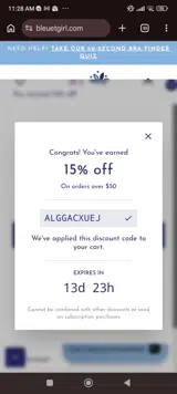 ALGGACXUEJ coupon verification screenshot