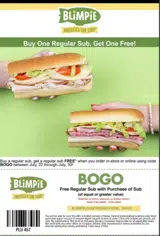 BOGO coupon verification screenshot