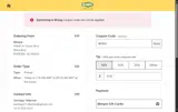 BOGO coupon verification screenshot