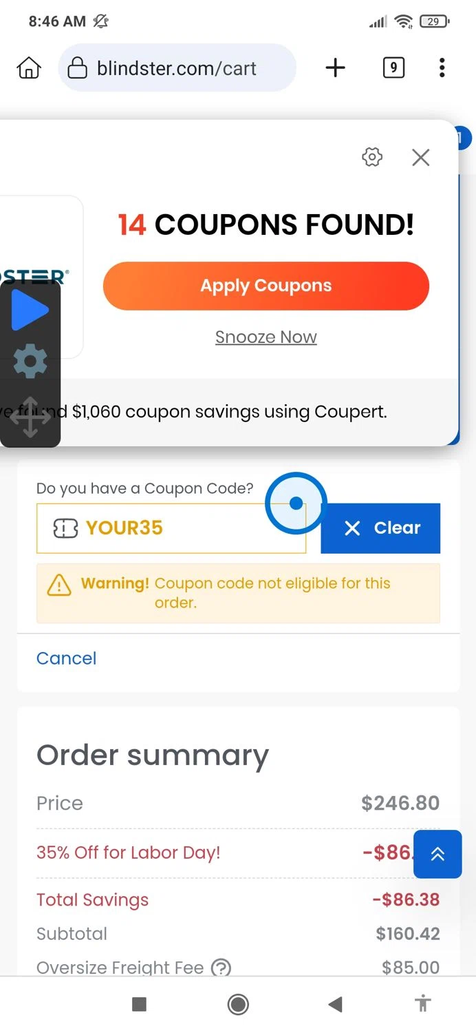 Blindster Coupon Codes - 10% Off | November 2024