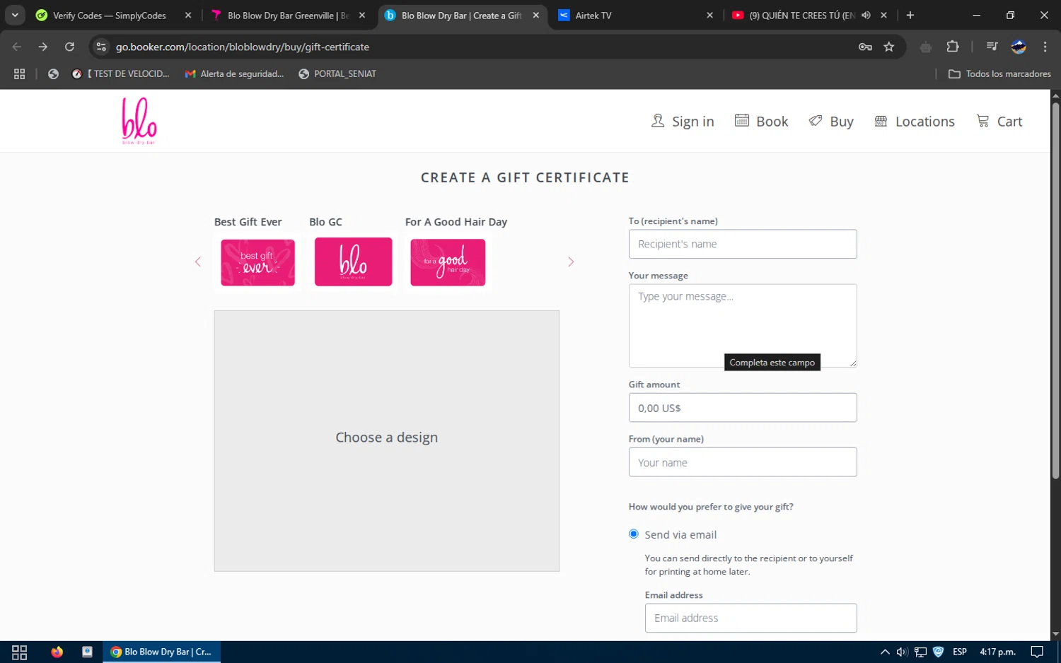 Blo Blow Dry Bar promo code screenshot showing code SS10 applied at Blo Blow Dry Bar checkout page. Uploaded by SimplyCodes community member SavvySage3352 on Mar 22, 2025