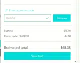 flash10 coupon verification screenshot