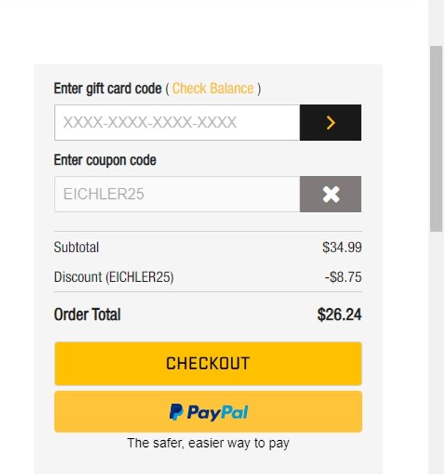 Blocker Outdoors checkout page showing Blocker Outdoors coupon code box | Screenshot taken by SimplyCodes community member on Jul 19, 2021