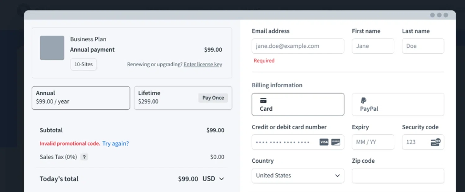 Blocksy promo code screenshot showing code BFCM2022 applied at Blocksy checkout page. Uploaded by SimplyCodes community member La_Cara_Mia on Apr 15, 2025