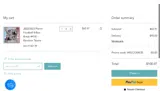 WELCOME30 coupon verification screenshot