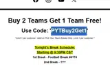 PYTBuy2Get1 coupon verification screenshot