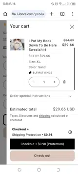 BLFIRST15NCS coupon verification screenshot
