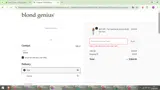 Blond Genius coupon verification screenshot