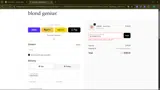 Blond Genius coupon verification screenshot