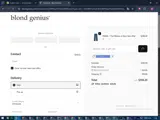 Blond Genius coupon verification screenshot