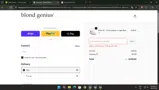 Blond Genius coupon verification screenshot