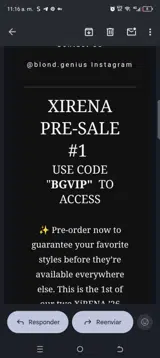 Blond Genius coupon verification screenshot