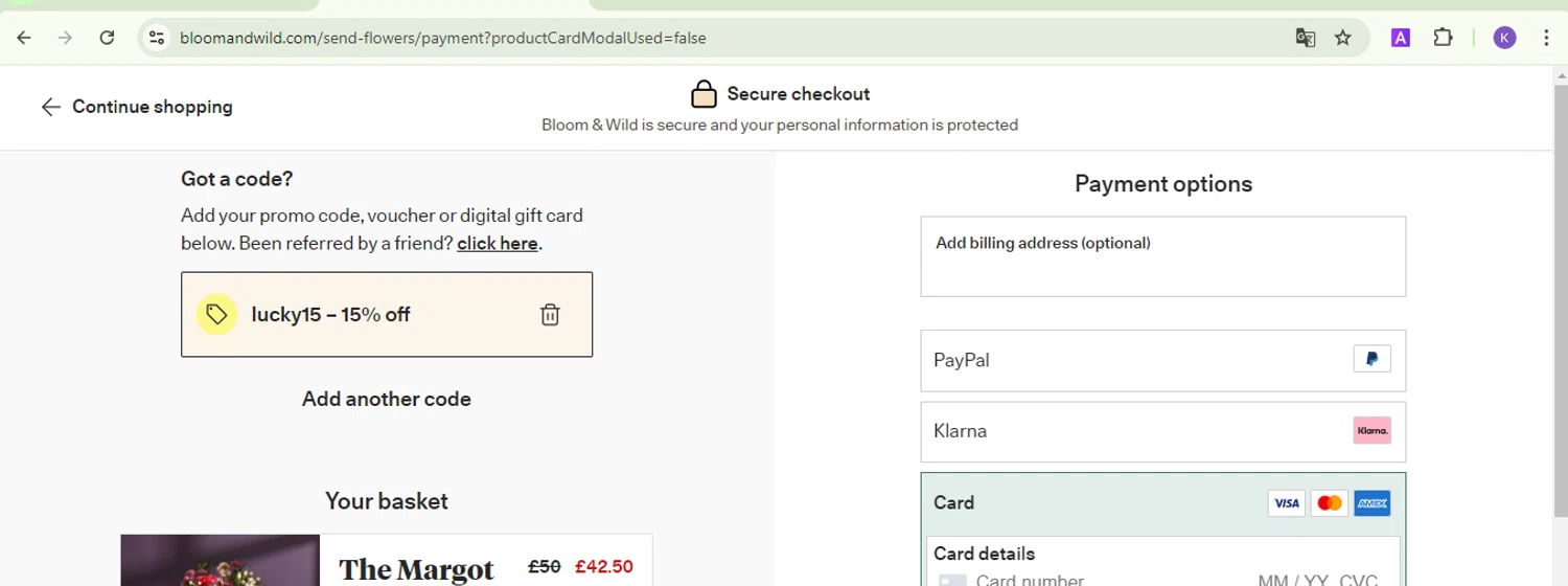 how to use Bloom and Wild coupons