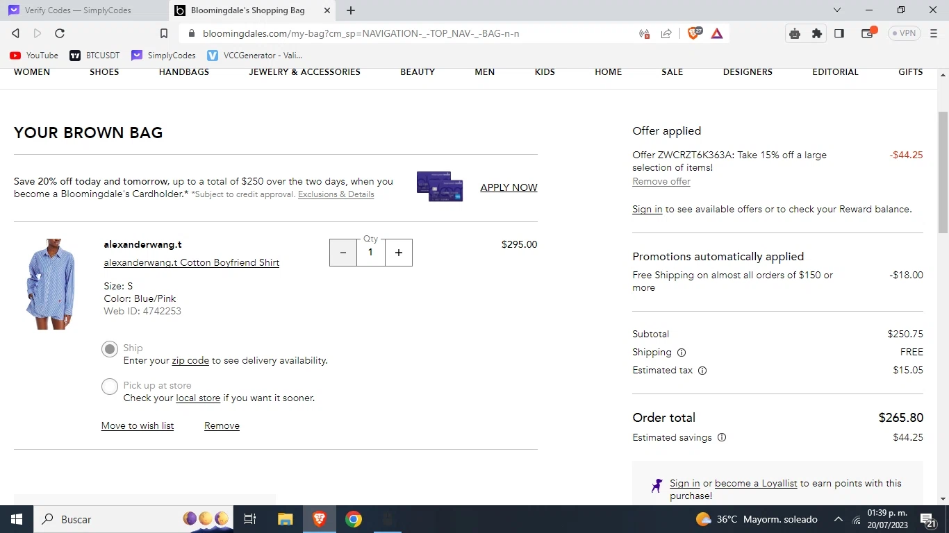 15 off Bloomingdale's Promo Codes September 2023 SimplyCodes