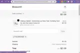 blossom25 coupon verification screenshot