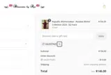 VALENTINES coupon verification screenshot