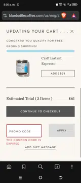 LOVE15 coupon verification screenshot