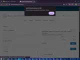 Blue Button Shop coupon verification screenshot