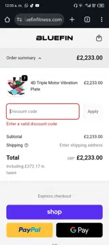 SANTA5 coupon verification screenshot