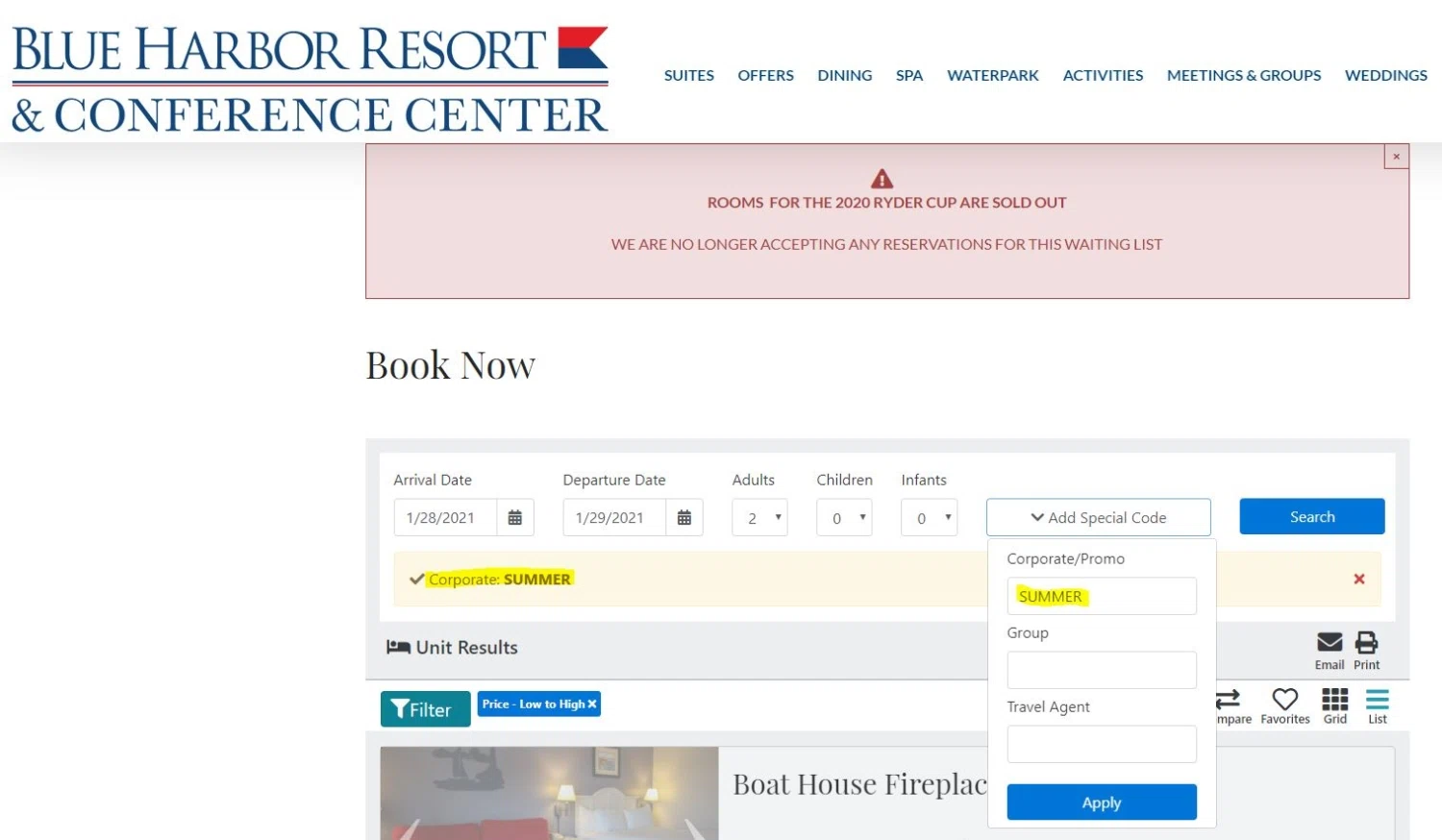 Blue Harbor Resort Promo Codes 20 Off September 2024