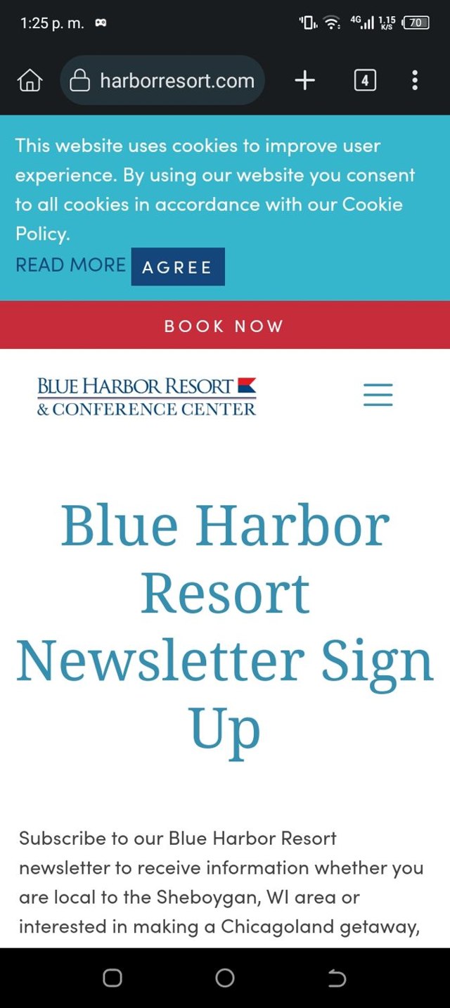 Blue Harbor Resort checkout page showing Blue Harbor Resort promo code box | Screenshot taken by SimplyCodes community member on Jan 13, 2025