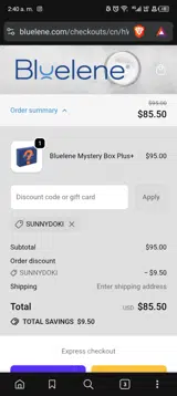 SUNNYDOKI coupon verification screenshot