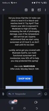 MARCHSUN coupon verification screenshot