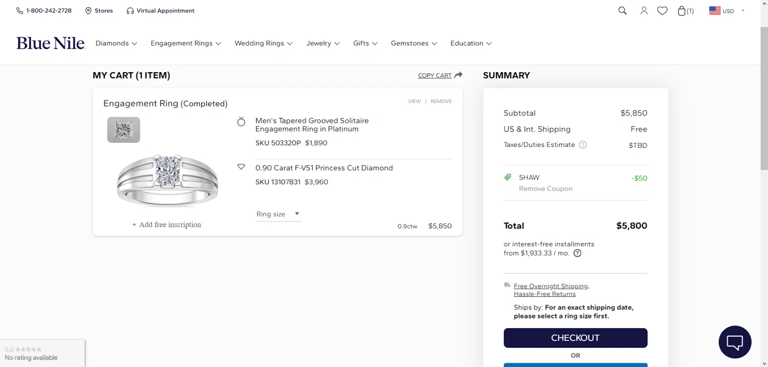 Blue Nile Promo Codes 50 Off February 2024