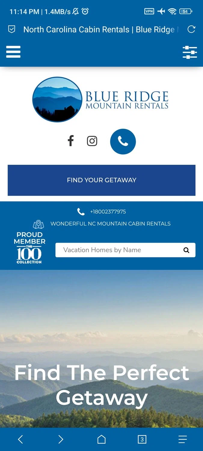Blue Ridge Mountain Rentals promo code screenshot showing code BOGO50 applied at Blue Ridge Mountain Rentals checkout page. Uploaded by SimplyCodes community member Bernard_Lowe on Jan 13, 2025