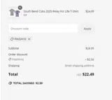 Wilmington Blue Rocks coupon verification screenshot