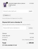 Wilmington Blue Rocks coupon verification screenshot
