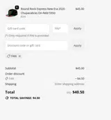 Wilmington Blue Rocks coupon verification screenshot